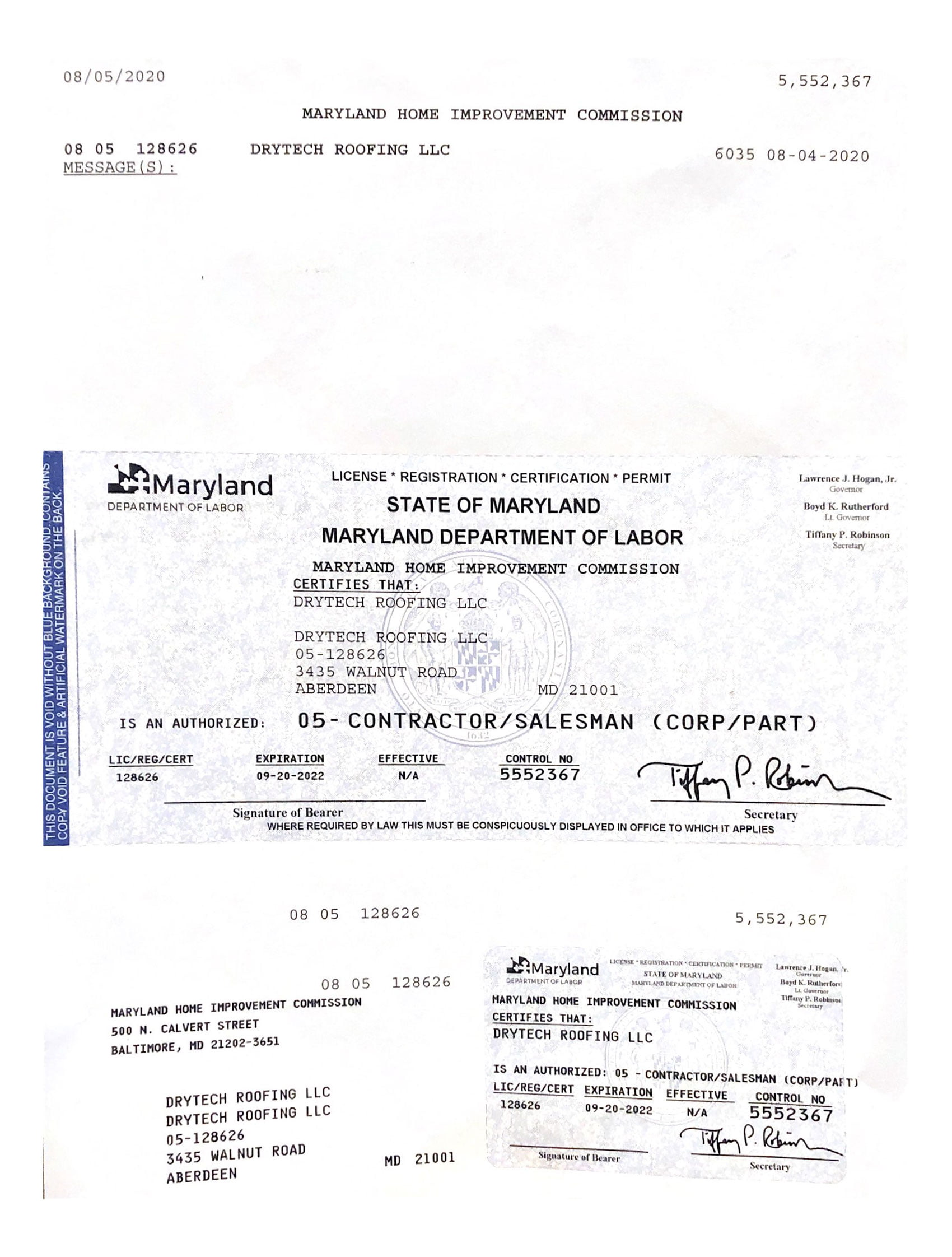 DryTech-MD-License-2022 MD License