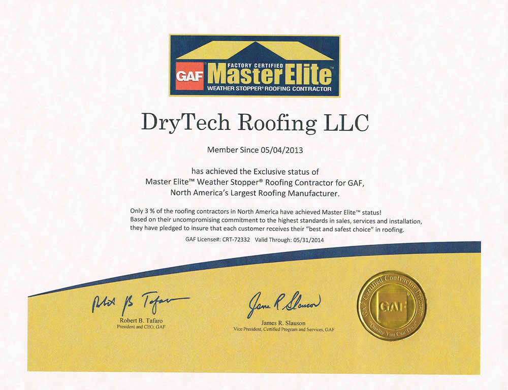 DryTech License, Maryland