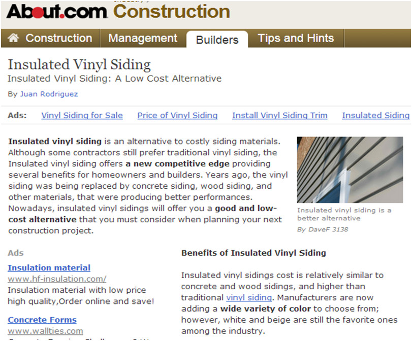 Insulated Vinyl Siding Insulated Vinyl Siding Image