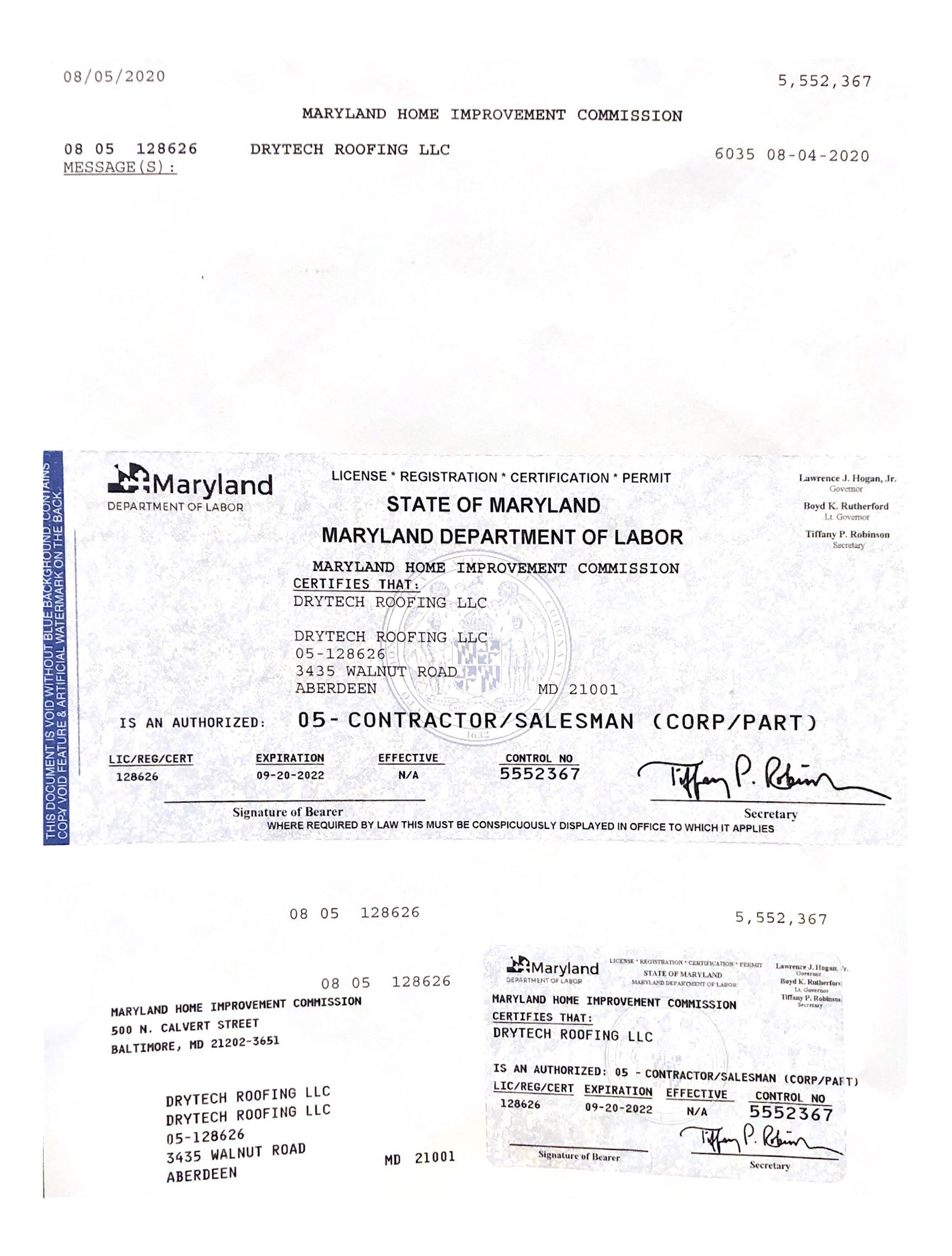 DryTech-MD-License-2022 MD License