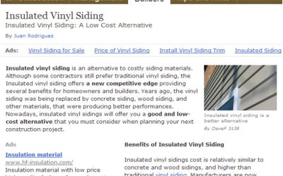 Looking for a Cost-Effective Siding Alternative? Try Insulated Vinyl